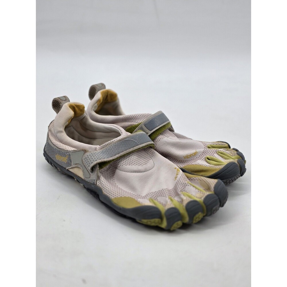 Vibram FiveFingers Gray Green Synthetic Low Top Athletic Shoes Size 44